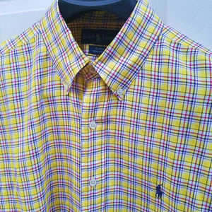 Ralph Lauren Mens Shirt Blake XL Button-down